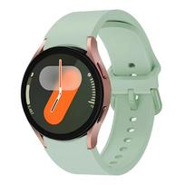 Originalus silikoninis dirželis Samsung Galaxy Watch 7/6/5/4 44mm 40mm 5 Pro sportiniam apyrankės Galaxy Watch 6 4 Classic 47mm 43mm Samsung Watch 4 gray
