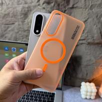 OnePlus Nord 5 dėklas, prabangus kietas PC, magnetinis, belaidžio įkrovimo, smūgiams atsparus telefono dangtelis, OnePlus Nord5 apvalkalas, buferis, Funda beige