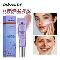 Lakerain CC kremas: Drėkinantis, Gaivinantis, Lengvas, Spalvą koreguojantis gruntas ir Ilgai išliekantis maskuoklis 3 atspalviais. 15ml