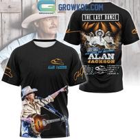 Alan Jackson The Last Dance One More For The Road T-Shirt 3D XXXL gray