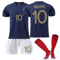 22/23 Prancūzijos namų futbolo marškinėliai, šortai, kojinės, komplektas, nauji šortai, kojinės, suaugusiųjų dydžiai, apranga M raudona
