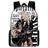 Taylor Swift Taylor Swift Surrounding Star Backpack Male And Female School Bag Computer Bag standard