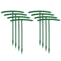 4/8/12 vnt. Nuimamas augalo atraminis kuolas Stovas Plastikiniai augalams skirti atraminiai strypai Sodo įrankis 14cm high-8pcs