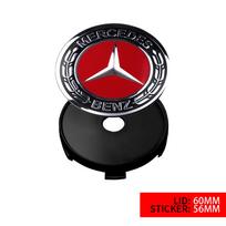 56/60mm Automobilio rato stebulės dangtelis Automobilio emblemos lipdukai Modifikavimo priedai Mercedes Benz G S R C E B A klasėms GLA GLK C180 E300 S200 uhdx40