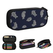 Little Seals Pencil Cases Big Capacity Pen Bags Pen Box Pencil Pouch For Boys Girls Students Stationery School Office 21x10.5x5cm