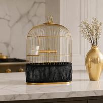 Universal Fit Bird Cage Cover Large Size Mesh Netting Cover Seed Catcher Cover  For Parakeet juoda