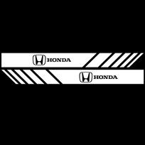 2 vnt. Automobilio galinio vaizdo veidrodėlio emblemos lipdukai Langų bagažinės ženklelis Lipdukas Honda Accord Mugen Fit CITY CIVIC Jazz Odyssey priedams 2PCS black