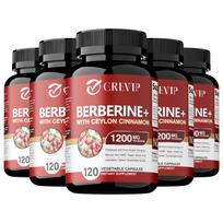 Grevip - Berberino hidrochloridas ir Ceilono cinamonas - 1200 mg 120*5