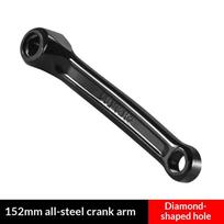 Bicycle Crank Arm 170/165/152Mm Steel Bike Crank Left Arm Bicycle Replacement Left Crank Arm Available In Diamond Hole A1 black