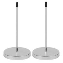 Paper Organizer Stand Metal Receipt Holder Spike, Desktop Clip Nail Tool, Durable Business Document for Restaurants Offices Notes And Memos 2pcs sidabras