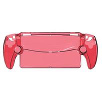 For PlayStation Portal Crystal Shell Compatible with PS5 Portal PS5 Portal Hard Protective Case PlayStation Portal Accessories raudona
