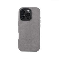 Magnetinis odinis telefono dėklas IPhone 16 Pro Plus Max Pilnas apsaugos minkštas zomšos paviršius Plonas prigludimas Kelių spalvų iPhone 16 Magnetic Snap pilka