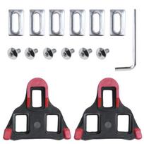 Road Bike Pedal Cleat Spd Sl Bicycle Pedals Plate Clip Self-Locking Plate Float Pedal Cleats Cycling Shoes Bicycle Accessories 80MM