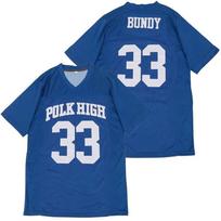Al Bundy Polk High 33 Football Jersey Married with Children T-shirt Short Sleeve Summer V-neck Tshirts Unisex Streetwear Print XL white
