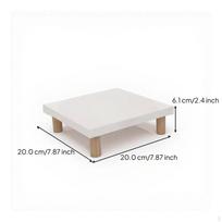 Automatic Cat Feeder Stand, Adjustable Elevated Holder, Pet Bowl Accessory 20x20x6.1cm other 20x20x6.1cm other white