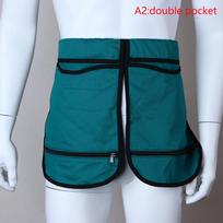 Nešiojamas šlapimo surinkimo maišelio laikiklis 2000/4000 ml Reguliuojamas vienos/dviejų kišenių Nešiojamas kateterio drenažinio maišelio dangtelis A2
