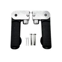 Non Slip Electric Bicycle Pedals Aluminum Zinc Zinc Alloy E Bike Foot Rests Motorcycle Foot Pegs  Motorcycles