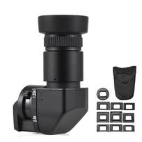 Camera Viewfinder Right Angle Camera Viewfinder 1.25X 2.5X Magnification 10 A pters Fit for     Cameras black
