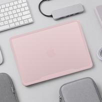 2026 MacBook NEO 13 Apsauginis dėklas A3404 - Pilnas padengimas, Kritimui atsparus nešiojamojo kompiuterio korpusas Apple 13.0 (A3404) rožinė