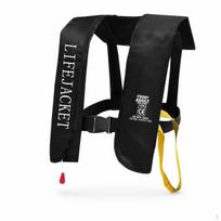 CCS sertifikuota pripučiama gelbėjimosi liemenė suaugusiems, automatinis pripūtimas, didelis plūdrumas, raudona Automatic Black 300 lbs black