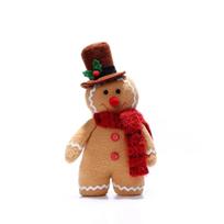 Large Gingerbread Man Doll Christmas Plush Leg Dolls Xmas Tree Ornaments New Year Kids Gift Christmas Decorations for Home brown