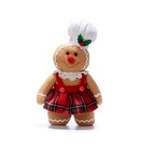 Large Gingerbread Man Doll Christmas Plush Leg Dolls Xmas Tree Ornaments New Year Kids Gift Christmas Decorations for Home brown