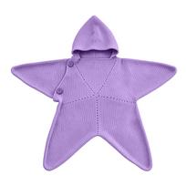 Spausdintas miegmaišio ir kombinezono rinkinys kūdikiams berniukams ir mergaitėms One Size violetinė