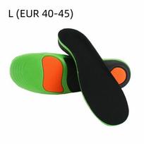 1 pora aukščiausios kokybės aukšto lanko atraminių vidpadžių Gel Pad Arch Support plokščias pėdas moterims / vyrams 1 pairs green