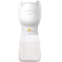 Pet Travel Portable Water Dispenser Bottle Outdoor Pet Dog Drinking white