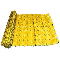 50×50 cm lapų tvora Ivy Privatus ekranas Balkonas Privatumas Sodo lapai Tvora Dirbtinė gyvatvorė Obuolių lapų lauko tvoros apdaila yellow