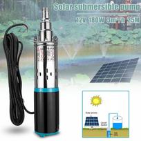 3m3/h 12V/24V DC 180W saulės giluminio šulinio vandens siurblys nerūdijančio plieno panardinamas siurblys 12V