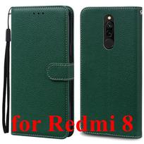 Dėl Redmi 8 dėklo Xiaomi Redmi 8A 8 a dangtelis Minkštas silikoninis odinis piniginės atverčiamas dėklas Xiaomi Redmi 8 telefono dėklui su kortelių laikikliu