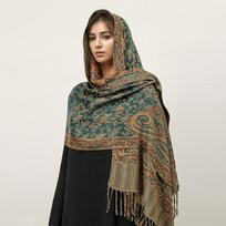 Bohemijos Pashmina Hijabo Šalikas Ilgas Musulmoniškas Kašmyro Šalis Moteriškas Foulard Minkštas Turbanas Galvos Apdangalai Moterims Galvos Juosta Prabangus Prekės ženklas gray