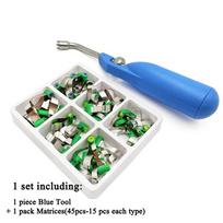 Dantų matricos juostelės Dantų Super Mat /Super Cap Matricos Sistema Adapt Super Cap Matricos Universalus Matricos Įtempimo Sistema 1 set blue tool gray