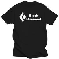 2024 Vyrų drabužiai BLACK DIAMOND Slidinėjimo Laipiojimo T-shirt Streetwear Grafinis Medvilninis Laisvalaikio Mados Trumpomis Rankovėmis Drabužiai L gray