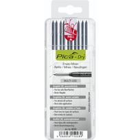 Pica DRY 4030/SB grafito šerdelės 2B 2.8 mm, 10 vnt., pilkos
