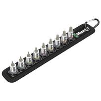 Torx galvučių su antgaliais rinkinys Wera Belt A 3 TORX HF Zyklop 1/4", 9 vnt.