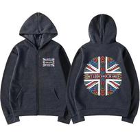 O-Oasis Britų Roko Grupė vintažiniai Grafikos Gobtuvėlis Vyrams Moterims Rudens Žiemos Paltai Užtraukiamas Striukė Laisvalaikio Streetwear 3XL black