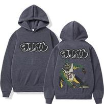 Raperio MF Doom Juokingas Grafinis Džemperis su Gobtuvu Doomsday Madvillain Džemperiai Moterims Vyrams Ilgomis Rankovėmis Gobtuviniai Megztiniai Drabužiai L black