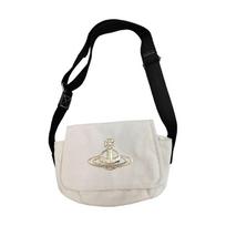 Women Canvas Bag Stylish Adjustable Shoulder Strap Shopping Bag for Travel White white