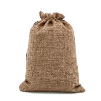 5pcs Drawstring Natural Burlap Bag Jute Gift Bags Packaging Wedding Bags KTY 7x9cm