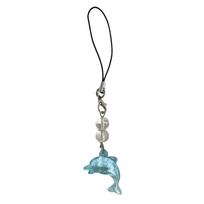 Personalized Phone Lanyard Charm Eye Catching Blue Dolphin Phone Straps Chain for Parties and Fashion Enthusiasts