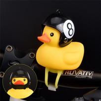 Dviračio anties skambutis MTB plento dviračio motociklo šalmo važiavimo dviračiu priedai su šviesa Duck + Black 8 Helmet