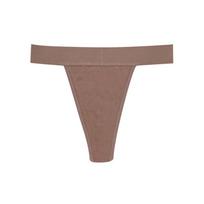 Moteriškos aukšto juosmens besiūlės medvilninės kelnaitės Invisible Thong moterims Seksualios M gray