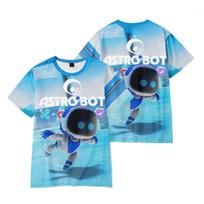 7 spalvų juokingas Astro Bot anime marškinėliai, šaunūs vyriški marškinėliai, apvalia kaklo iškirpte, laisvalaikio, unisex, gatvės stiliaus madingi marškinėliai, Camisetas Ropa Hombre XXS