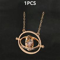 1-10 vnt. Skubantis laikas Karoliai Laikmatis Smėlio laikrodis 360° besisukantis Puodžių Cosplay Rekvizitas Astronominis laiko keitiklis Magijos mokyklos dovana brown