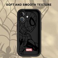 Marvel Žmogus-voras Geležinis žmogus Šaunus telefono dėklas iPhone 13 12 11 Pro Max 15 16 14 Plus XR 17 Air 16e XS Max Minkštas dėklas iPhone17 Pro