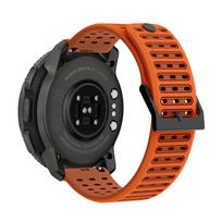 22 mm silikoninė apyrankė Suunto 5 9 Peak Pro/RACE S/Run/Ocean 1 laikrodžiams:1 Oficialus laikrodžio dirželis Suunto Vertical 2 Juosta Apyrankė 22mm oranžinė