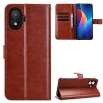 Flip Cases for TCL K70 SE 4G Leather Case [Flip Vintage Leather] Shockproof Durable Retro Phone Case for TCL K70 SE 4G juoda