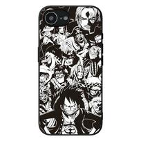 Luffy Zoro One Ace Pieces telefono dėklas Apple iPhone 16 15 14 Plus 13 12 Mini 17 Pro Max + ProMax 16E Air Case iPhone 16e